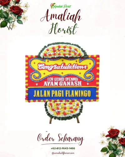 Bunga Papan Congratulation di Kuncen